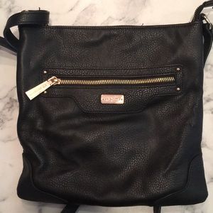 Women’s black crossbody purse